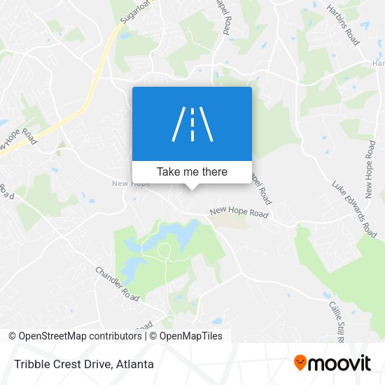 Mapa de Tribble Crest Drive