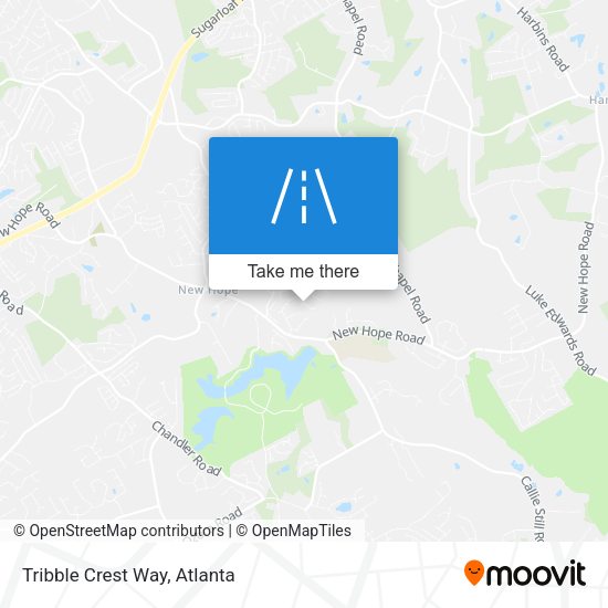 Mapa de Tribble Crest Way