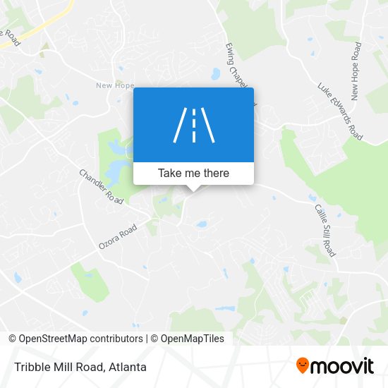 Mapa de Tribble Mill Road