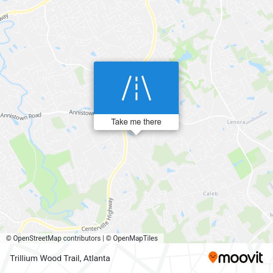 Mapa de Trillium Wood Trail