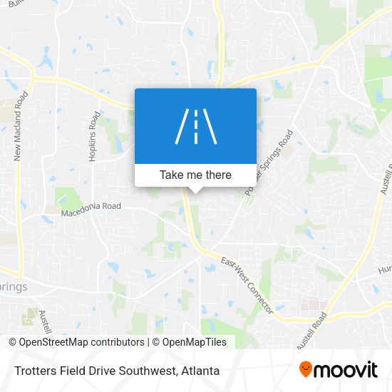 Mapa de Trotters Field Drive Southwest