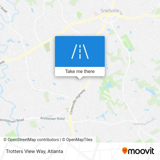 Trotters View Way map