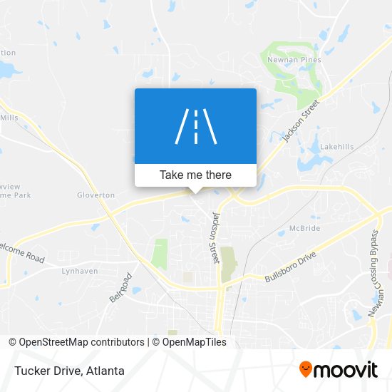 Mapa de Tucker Drive