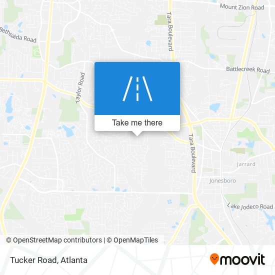 Mapa de Tucker Road
