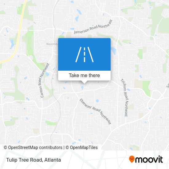 Mapa de Tulip Tree Road