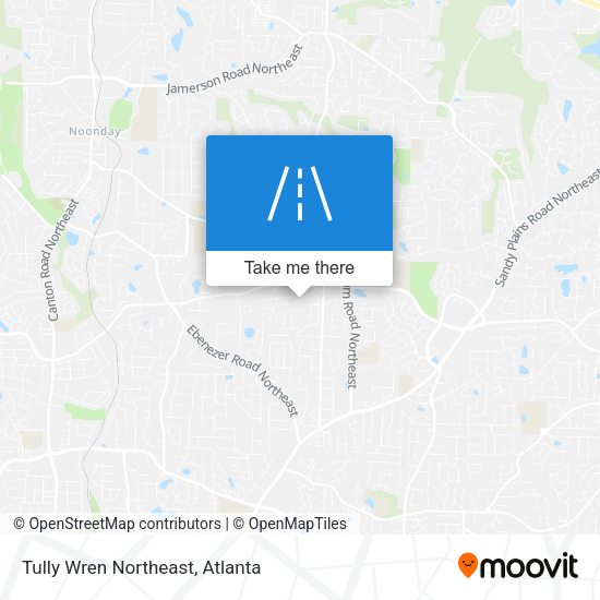 Tully Wren Northeast map