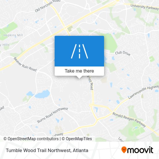Mapa de Tumble Wood Trail Northwest