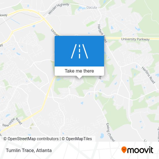 Mapa de Tumlin Trace