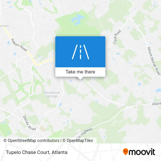 Tupelo Chase Court map