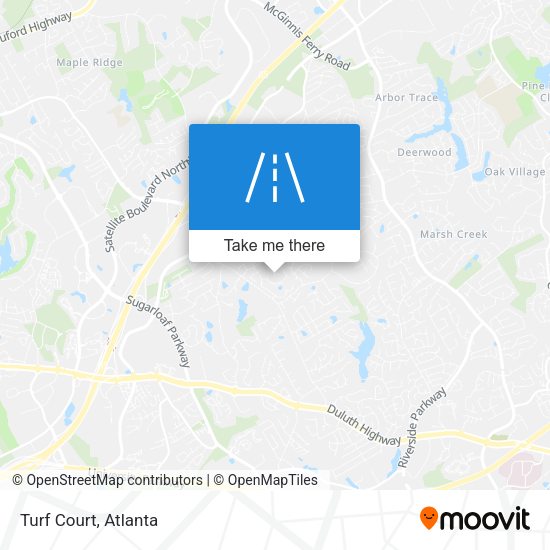 Turf Court map