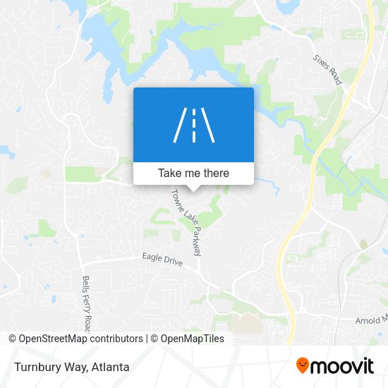 Turnbury Way map