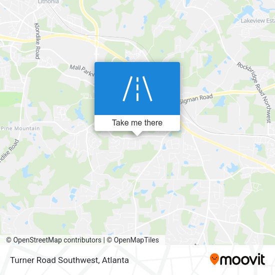 Turner Road Southwest map