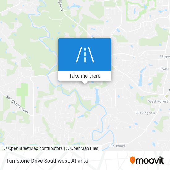 Turnstone Drive Southwest map