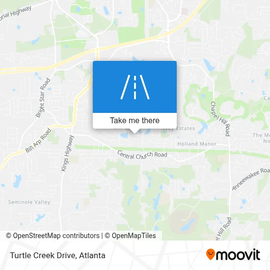 Turtle Creek Drive map
