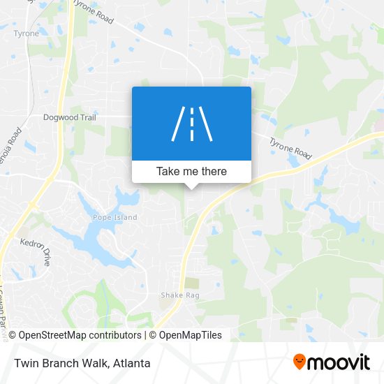 Mapa de Twin Branch Walk