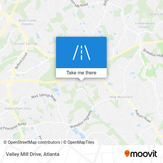 Mapa de Valley Mill Drive
