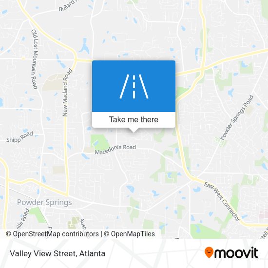 Mapa de Valley View Street