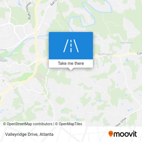 Valleyridge Drive map