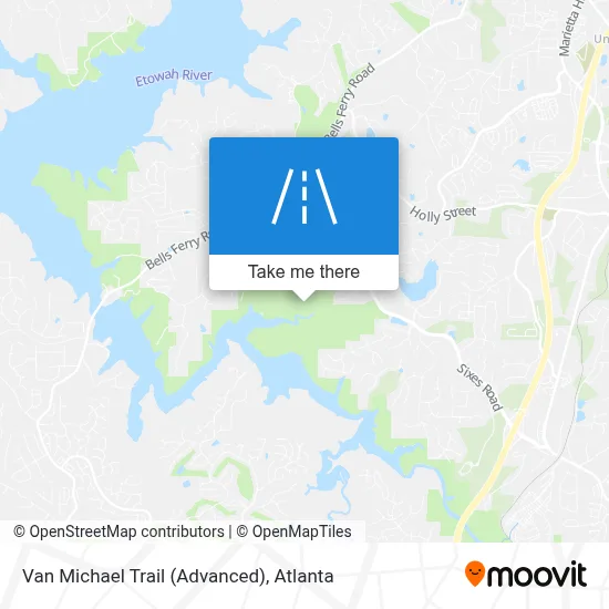 Van Michael Trail (Advanced) map