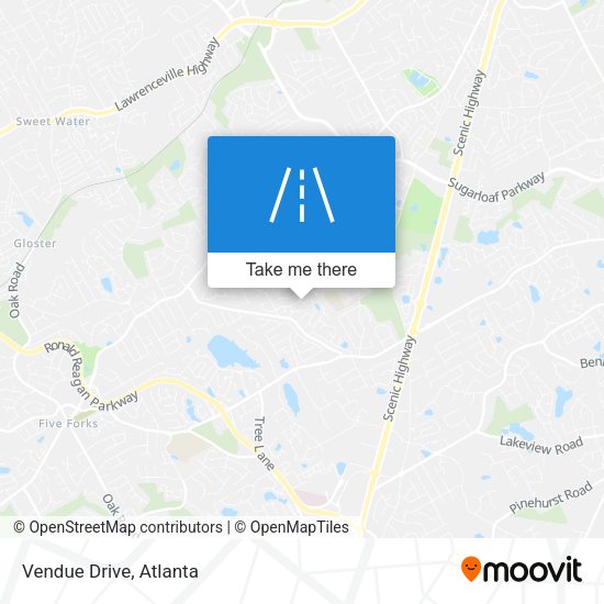 Mapa de Vendue Drive