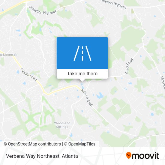 Mapa de Verbena Way Northeast