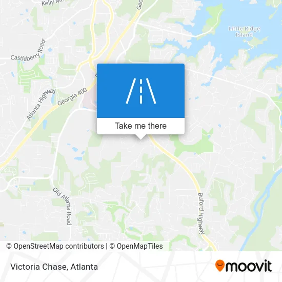 Victoria Chase map