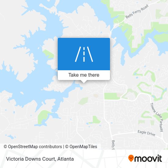 Mapa de Victoria Downs Court