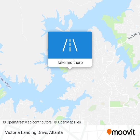Victoria Landing Drive map
