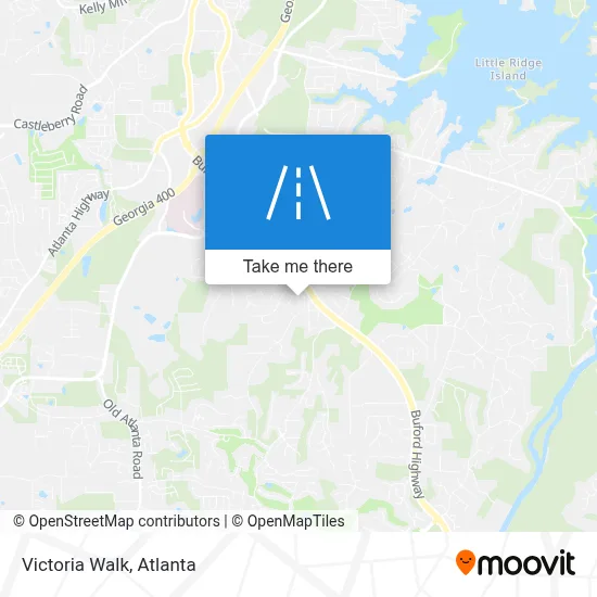Victoria Walk map