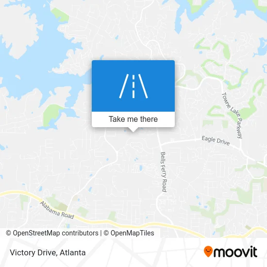 Victory Drive map