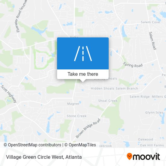 Village Green Circle West map