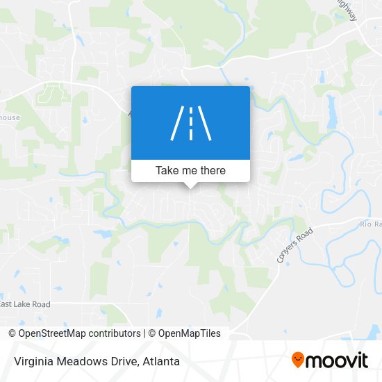 Mapa de Virginia Meadows Drive