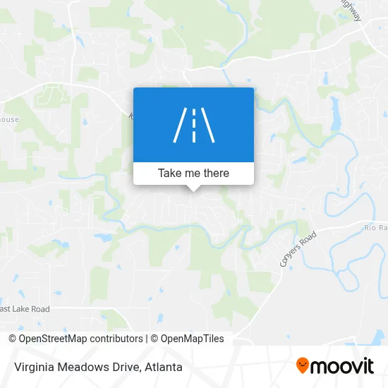 Virginia Meadows Drive map