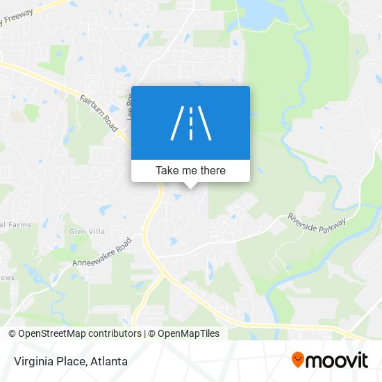 Virginia Place map