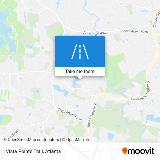Mapa de Vista Pointe Trail
