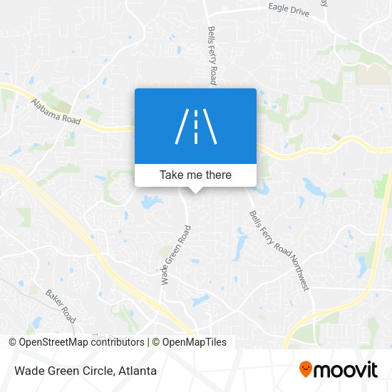 Mapa de Wade Green Circle
