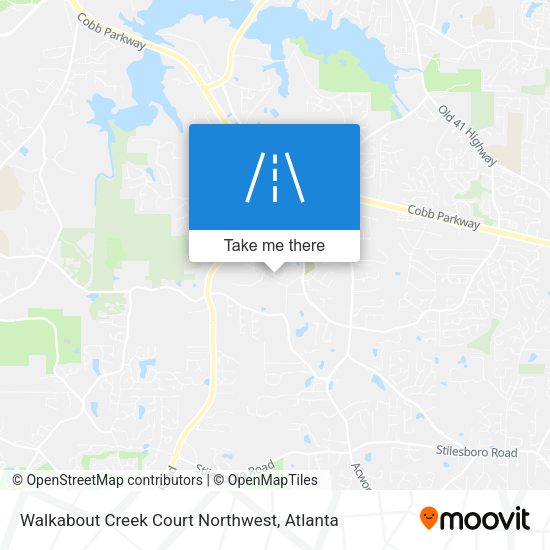 Walkabout Creek Court Northwest map