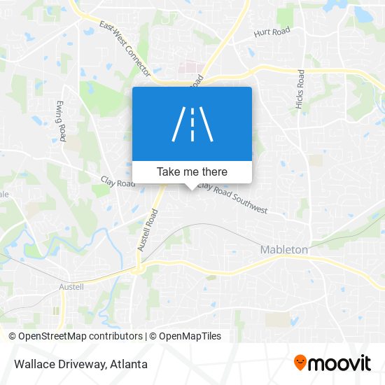 Mapa de Wallace Driveway