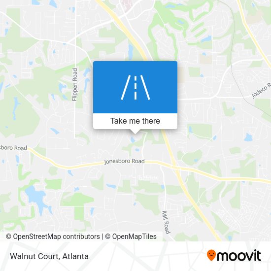 Mapa de Walnut Court
