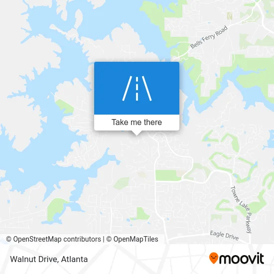 Walnut Drive map