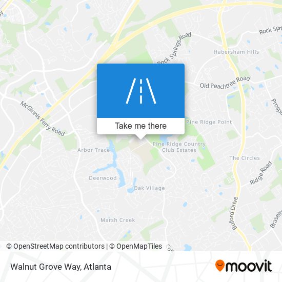 Walnut Grove Way map