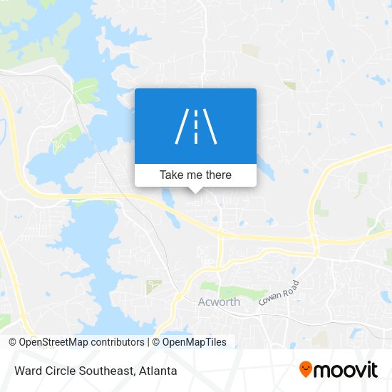 Mapa de Ward Circle Southeast