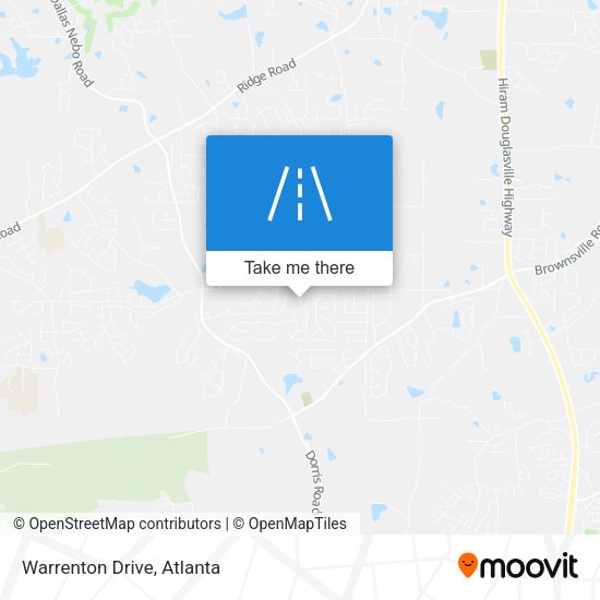 Mapa de Warrenton Drive