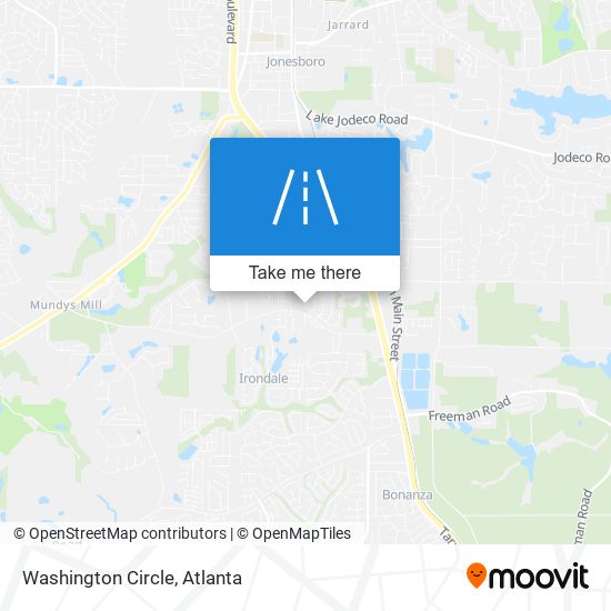 Washington Circle map