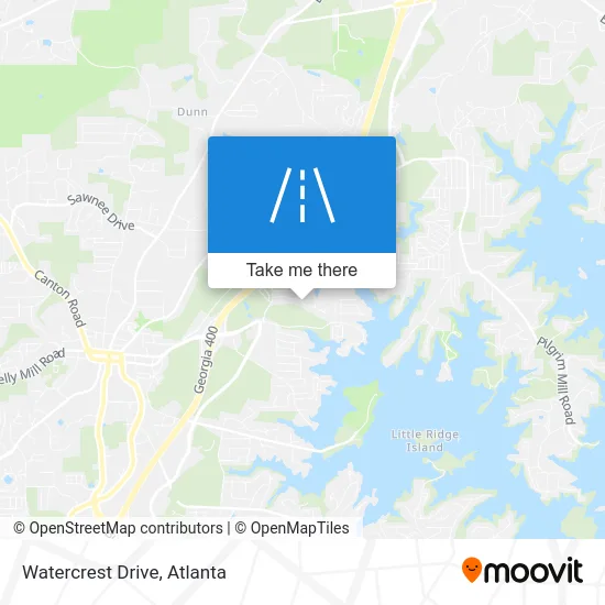 Watercrest Drive map