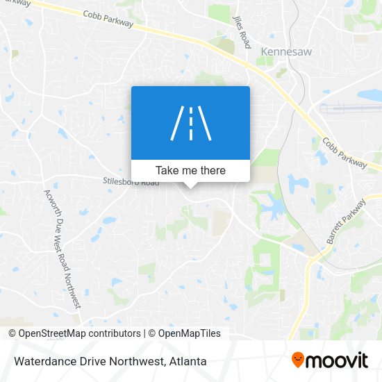 Mapa de Waterdance Drive Northwest