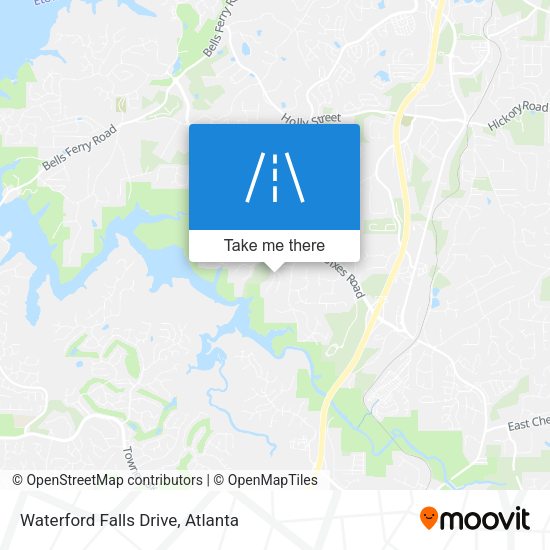 Waterford Falls Drive map
