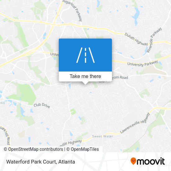 Mapa de Waterford Park Court
