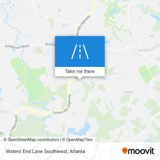 Mapa de Waters End Lane Southwest