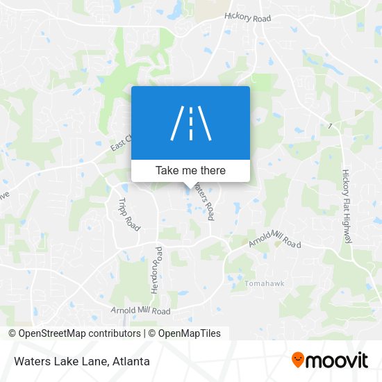 Mapa de Waters Lake Lane